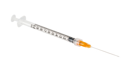 SOL-M 1 ml Strzykawka z końcówką Luer Slip, z wymienną igłą, 100 szt.