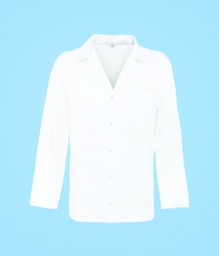 STELO ROZM. L Marynarka medyczna męska zapinana, biała, TO89010/WHTT/L