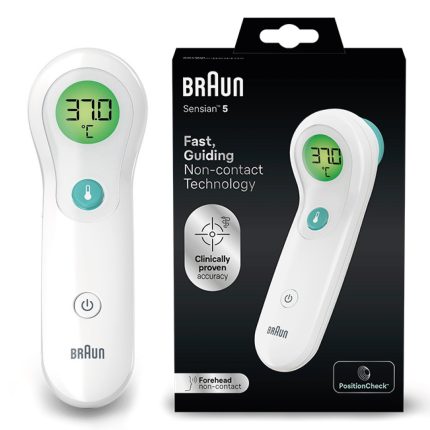 BRAUN BNT300 Termometr bezdotykowy i dotykowy do czoła, szybki i dokładny pomiar