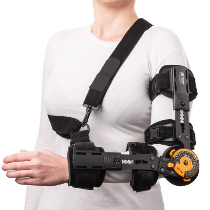 QMED ELBOW RUSH LEWA Orteza stawu łokciowego, regulowana z funkcją Quick Lock