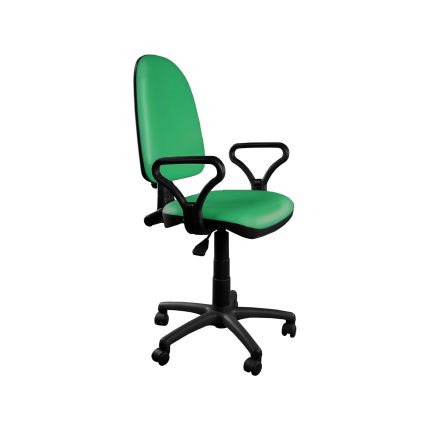 UBM KL-1 ZIELONY 21 Fotel lekarski, tapicerowany fotel medyczny z regulacją wysokości