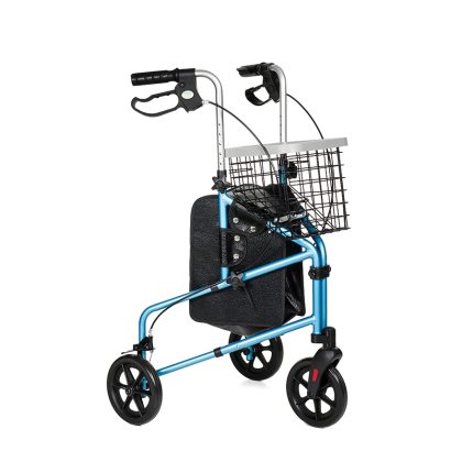 VITA CARE BILLY Podpórka aluminiowa trójkołowa, składana z koszem i torbą