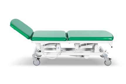 UBM STEL31 ZIELONY 21 Stół zabiegowy, trójsegmentowy z regulacją elektryczną