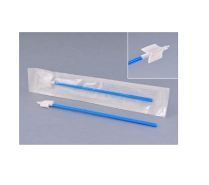 POLMIL Szczoteczka do wymazów cytologicznych z końcówką typu „Wachlarzyk”, 100 szt.