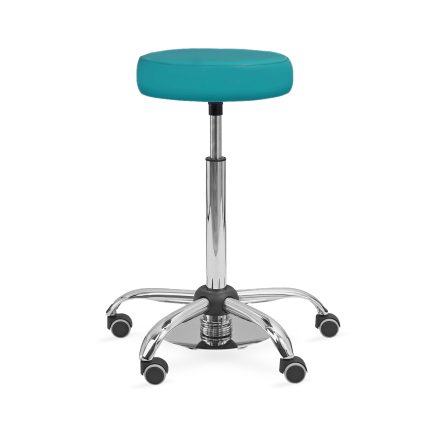 UBM MEDICA ZIELEŃ MEDYCZNA 06 Siedzisko tapicerowane z nożną regulacją wysokości