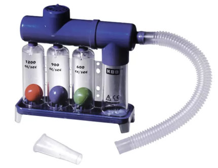 TRI-GYM Trenażer oddechu wdechowo-wydechowy, aparat do ćwiczeń płuc