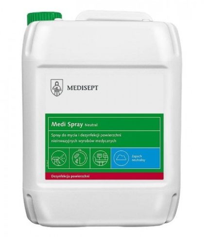 MEDISEPT VELOX SPRAY 5L Płyn do dezynfekcji powierzchni medycznych, bez smug
