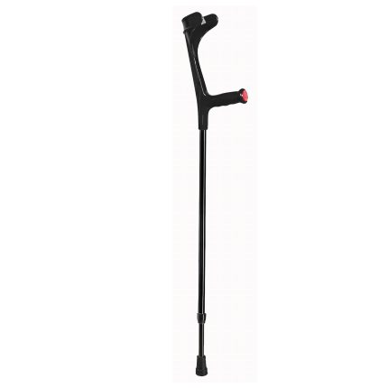 VITA CARE VCBP0042 Kula łokciowa, czarna aluminiowa, z odblaskami